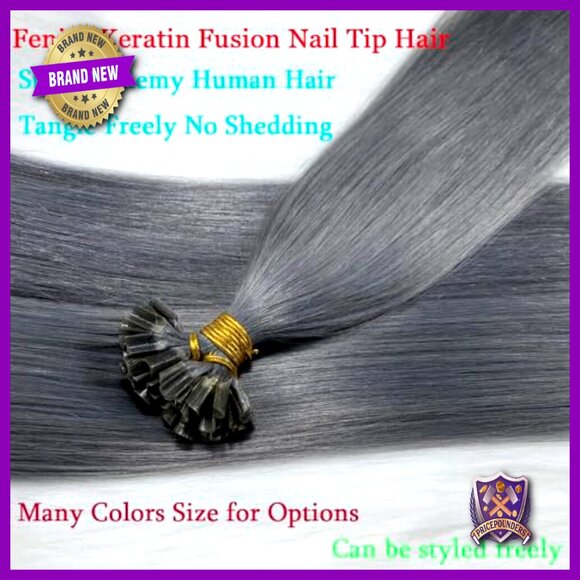 Real Human Hair Extensions 16 Inch Keratin U Tip 50g Pre Bonded main image 5